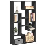 vidaXL Bibliothèque noir 72x20x120 cm bois d'ingénierie
