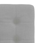 vidaXL Chaises à manger lot de 4 gris nuage tissu