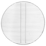 Grille de barbecue vidaXL Argent Ø60 cm Acier inoxydable