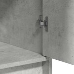 Buffet vidaXL Gris Béton 40x41x75 cm Bois d'ingénierie