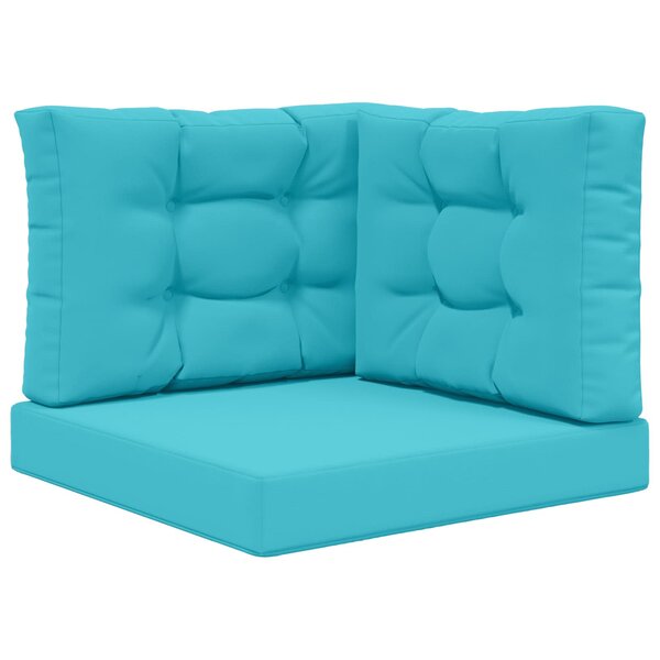 vidaXL Coussin de canapé d'extérieur Polyester Turquoise 60 x 60 cm