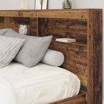 vidaXL Tête de lit de rangement Bois ancien 200 cm Bois d'ingénierie