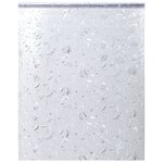 vidaXL Films pour fenêtre 2 Pièces dépoli motif de fleurs PVC