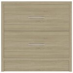 vidaXL Table de chevet Chêne sonoma 40x30x40 cm Bois d'ingénierie