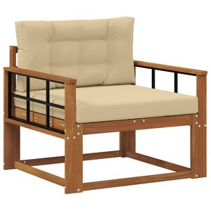 vidaXL Sofa de milieu extérieur Naturel