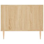 vidaXL Table basse chêne sonoma 102x50x40 cm bois d'ingénierie