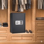 Coffre Fort Tresorsafe Pour Maison & Bureau T50ED Serrure électronique avec clés de secours