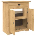vidaXL Cabinet de salle de bain BODO Marron miel 70 x 35 x 80 cm
