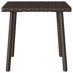 VidaXL Table basse de jardin rectangulaire marron 40x40x37 cm rotin