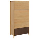 vidaXL Armoire HILL Marron miel 84 x 50 x 170 cm Pin massif