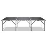 vidaXL Table à coller 3 Pièces Pliable