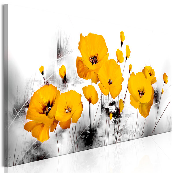 Tableau - sunny meadow (1 part) narrow l x h en cm 135x45