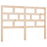 vidaXL Tête de lit 126x4x100 cm Bois massif de pin