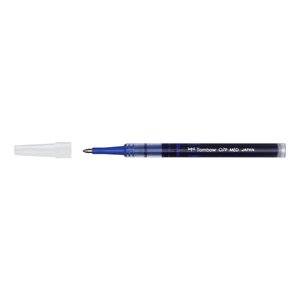 Recharge de mine pour roller pointe large bleu x 12 tombow