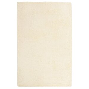 vidaXL Tapis Shaggy à poils longs NAVARRA crème 130x200 cm polyester