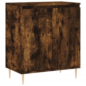 vidaXL Buffet Chêne fumé 60x35x70 cm Bois d'ingénierie