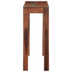 vidaXL Table console 120x30x76 cm bois massif d'acacia