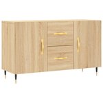 vidaXL Buffet chêne sonoma 100x36x60 cm bois d'ingénierie