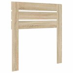 vidaXL Tête de lit Chêne Sonoma 80 cm Bois d'ingénierie