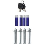 vidaXL Coffre-fort numérique Gris foncé 35 x 31 x 80 cm Acier