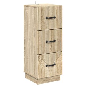 vidaXL Armoire à tiroirs 33 x 34 5 x 87 cm Bois d'ingénierie