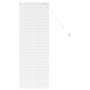 vidaXL Stores vénitiens Blanc 130 x 40 cm Aluminium