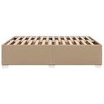 vidaXL Cadre de lit Cappuccino 160x200 cm Similicuir