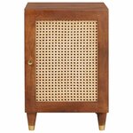 vidaXL Cabinet de salle de bain avec étagère Marron 38 x 33 5 x 58 cm