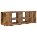 vidaXL Meuble TV mural Bois ancien 102 x 35 x 35 cm Bois d'ingénierie