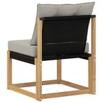 vidaXL Sofa de milieu extérieur Blanc