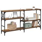 vidaXL Table console Bois ancien 150 x 29 x 76 5 cm Bois d'ingénierie