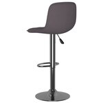 vidaXL Tabourets de bar lot de 2 taupe tissu