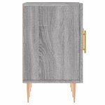 vidaXL Meuble TV sonoma gris 150x30x50 cm bois d'ingénierie