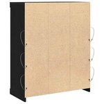 vidaXL Buffet Chêne noir 41 x 37 x 100 cm Bois d'ingénierie