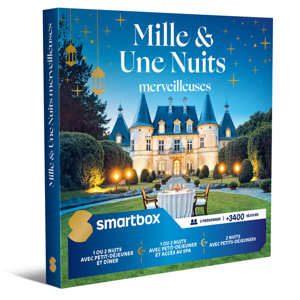 SMARTBOX - Coffret Cadeau Mille et une nuits merveilleuses - Séjour