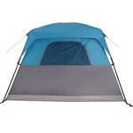 vidaXL Tente de cabine familiale 6 personnes bleu imperméable
