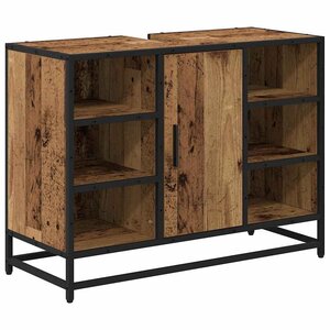 vidaXL Meuble de Lavabo de Salle de Bain Bois ancien 80 x 33 x 60 cm
