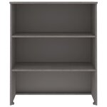 vidaXL Dessus de buffet HAMAR Gris clair 85x35x100 cm Bois de pin