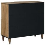 vidaXL Buffet Marron 80 x 33 5 x 75 cm Bois de mangue massif