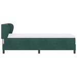 vidaXL Lit à ressorts avec matelas gris foncé 80x200 cm en velours