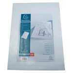 Sachet De 10 Pochettes Coin Polypropylène Rigide Haute Résistance 20/100e - A3 Vertical - Cristal - X 5 - Exacompta