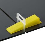 vidaXL Cales de nivellement pour carreaux 100 Pièces