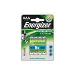 Blister de 4 Piles Rechargeables HR03 AAA Extreme 1,2V 800 mAh Pré-Chargé ENERGIZER