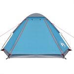 vidaXL Tente de camping à dôme 2 personnes bleu imperméable