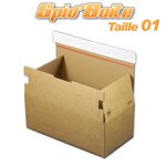 Lot de 100 boîte postale autocollante spid'boite 03 format 275x180x135 mm