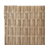 vidaXL Cloison de séparation 5 panneaux beige résine tressée