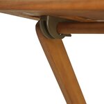 vidaXL Ensemble de bistro pliable 3 Pièces avec coussins Acacia solide