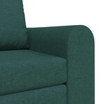 vidaXL Canapé-Lit Vert foncé 98 x 71 x 83 cm tissu