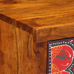 vidaXL Table de chevet 2 Pièces 35x35x45 cm bois d'acacia massif