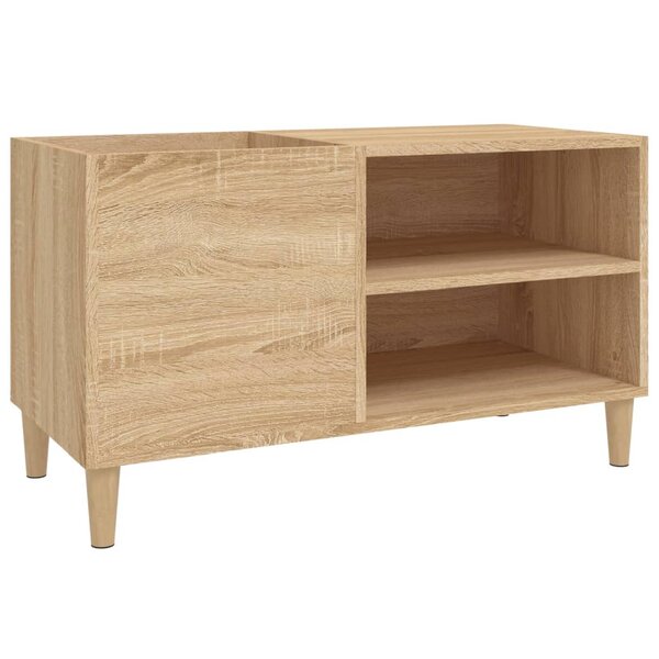 vidaXL Armoire à disques chêne sonoma 84 5x38x48 cm bois d'ingénierie